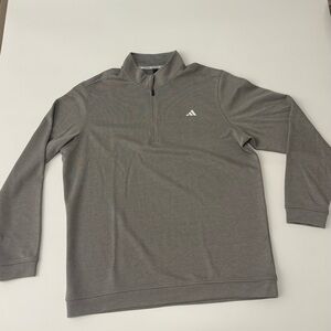 Adidas Gray Quarter-Zip Pullover